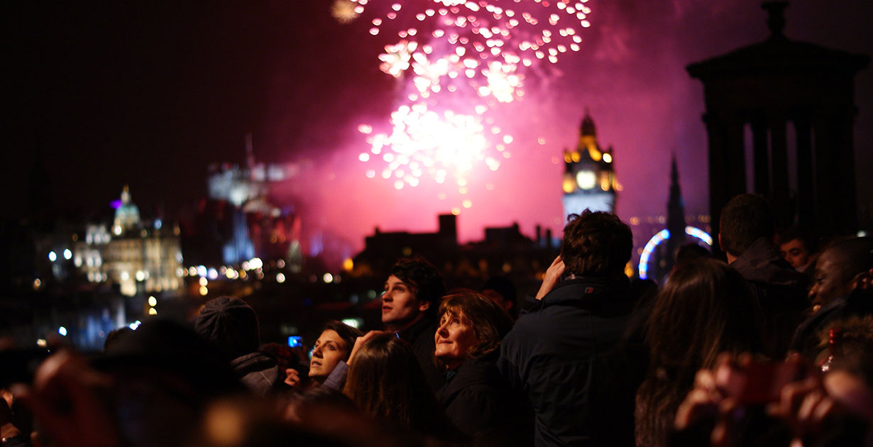 Hogmanay Celebrations in Edinburgh.