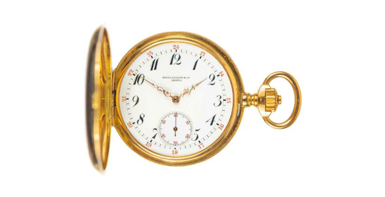 A Patek Philippe full hunter pocket watch.