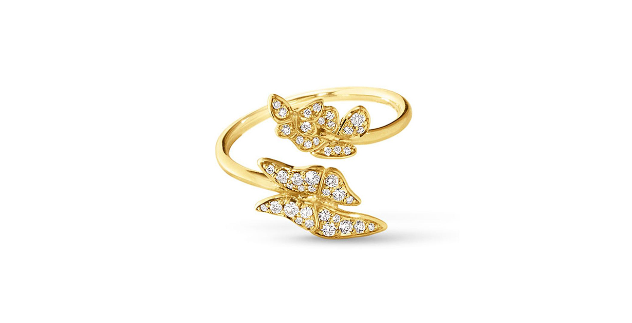 This 18ct gold 'Askill' ring is an extremely popular piece.