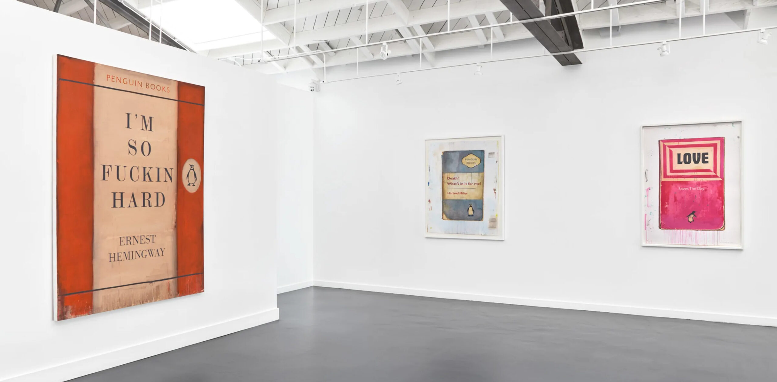 Harland Harland Miller exhibition in Los Angeles
