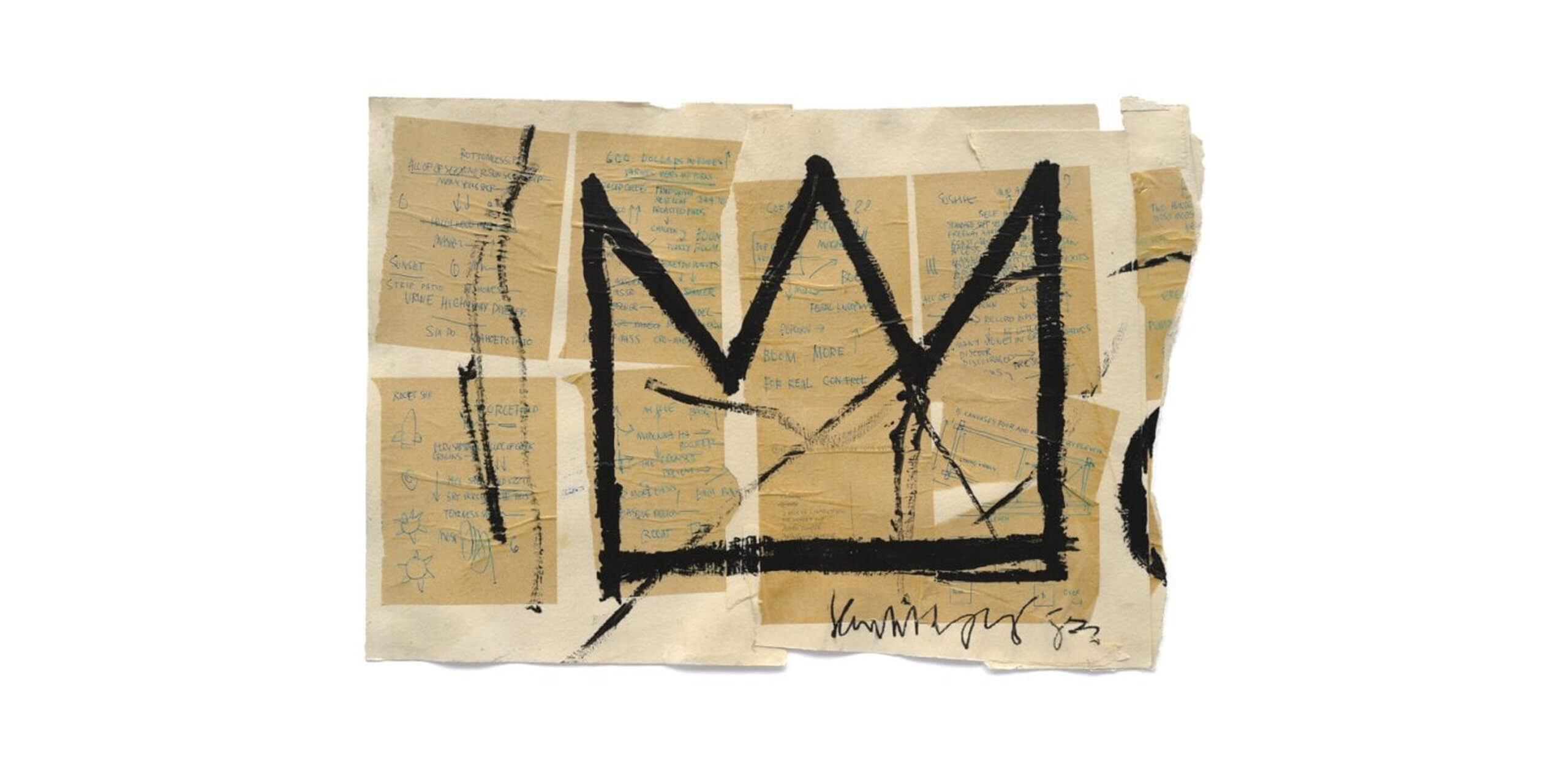 crown Jean-Michel Basquiat - Untitled (Crown) 1982