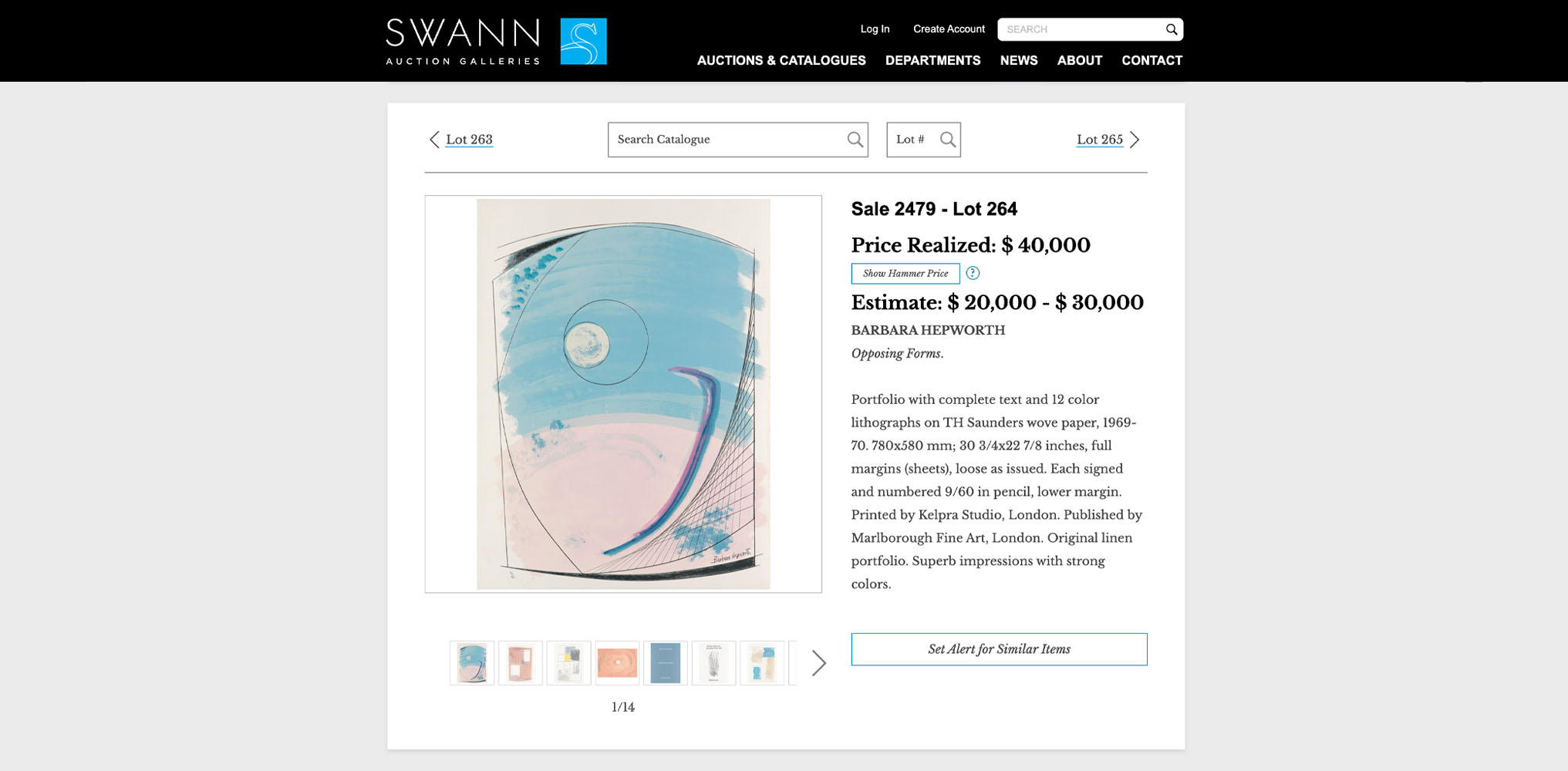 Swann Opposing Forms Sold By Swann Galleries in 2018