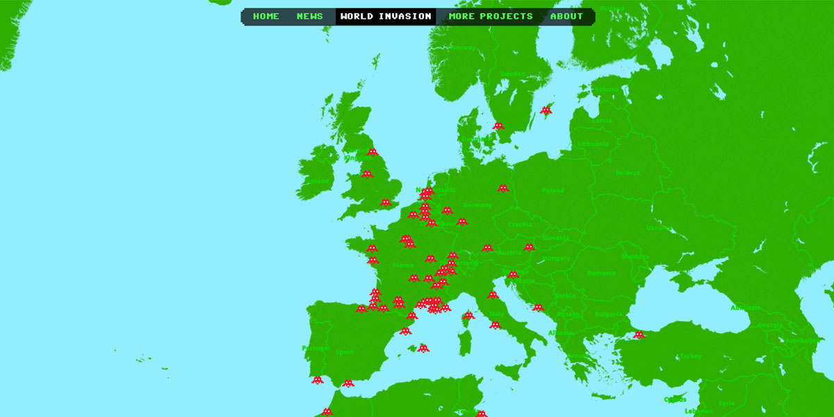 Map Map of "Invasions"