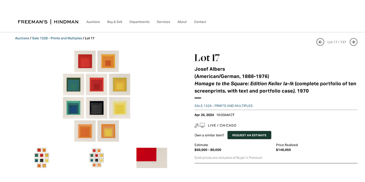 Homage to the Square: Edition Keller la-lk