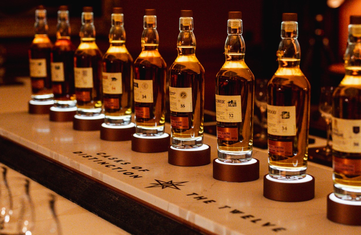 Bottles taken from The Twelve casks in Diageo's 2024 Casks of Distinction range