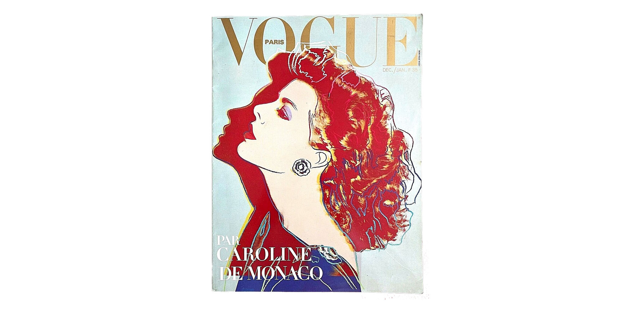 Vogue Magazine Cover Illustrated by Andy Warhol