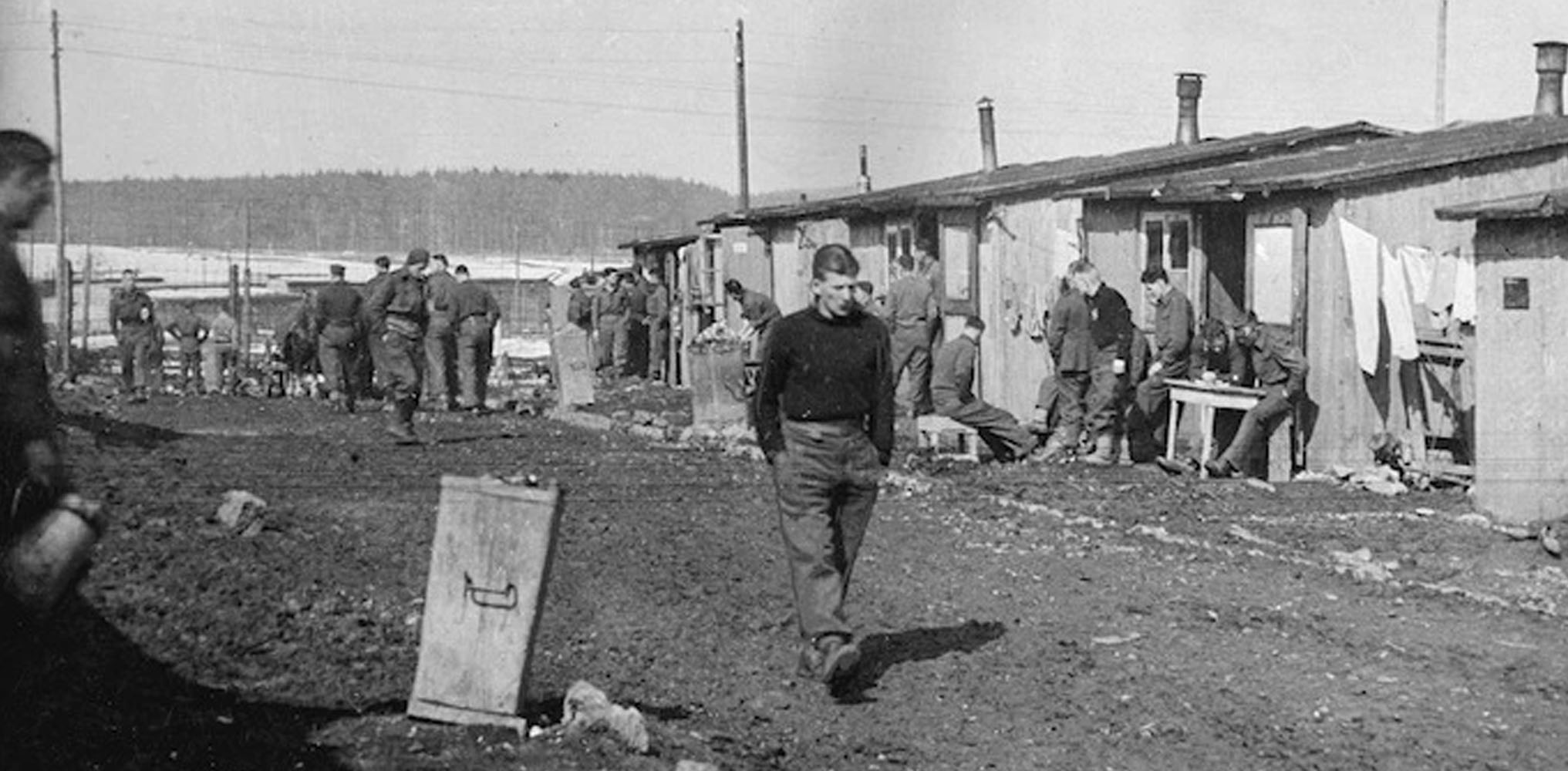 stalag 383 A view of Stalag 383, prisoner of war camp, Hohenfels, Bavaria, Germany