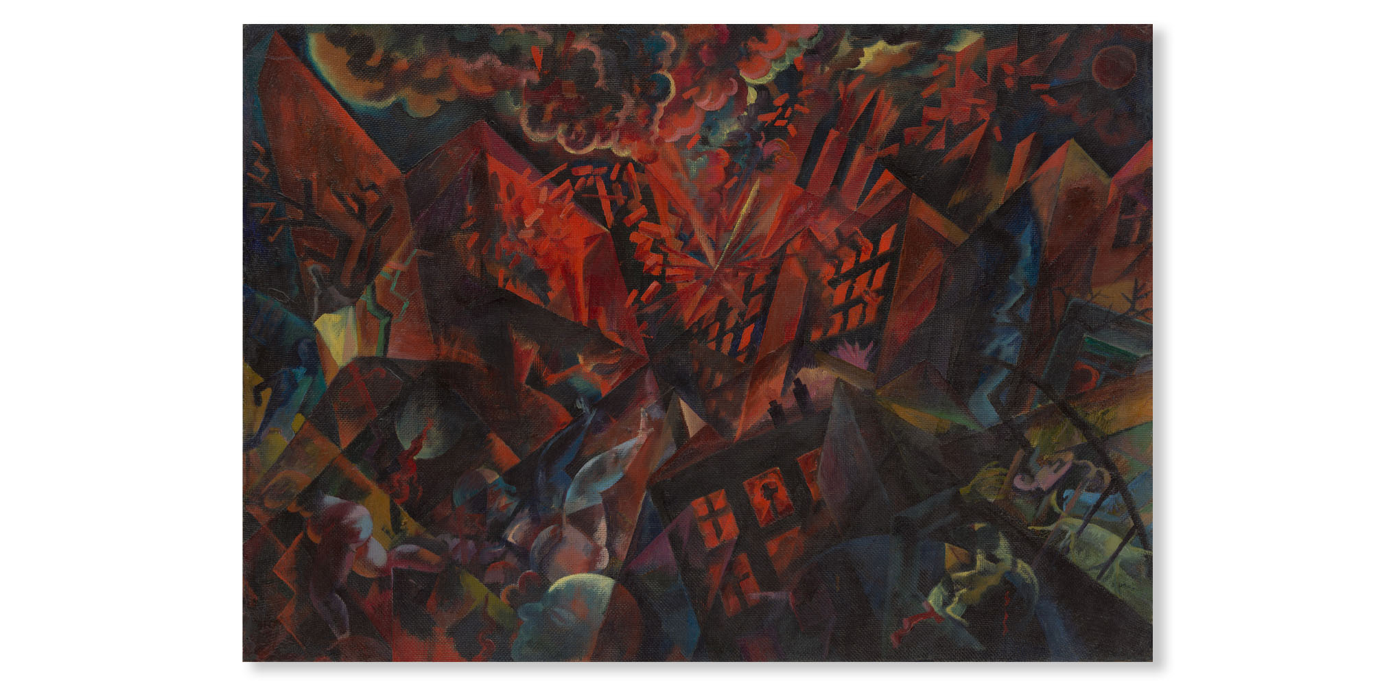 ww1 George Grosz, Explosion, 1917