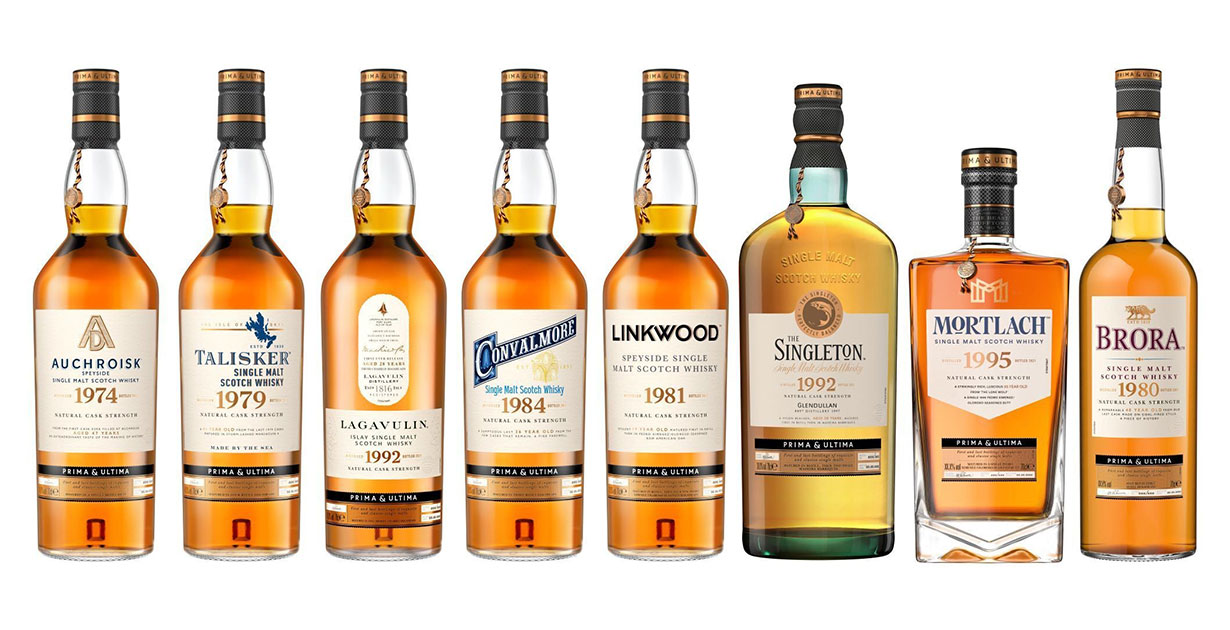 Sell Diageo Prima & Ultima Whisky Bottles Prima and Ultima are picked to showcase the first or last of its kind, there have been four releases so far, each with eight different whiskies.