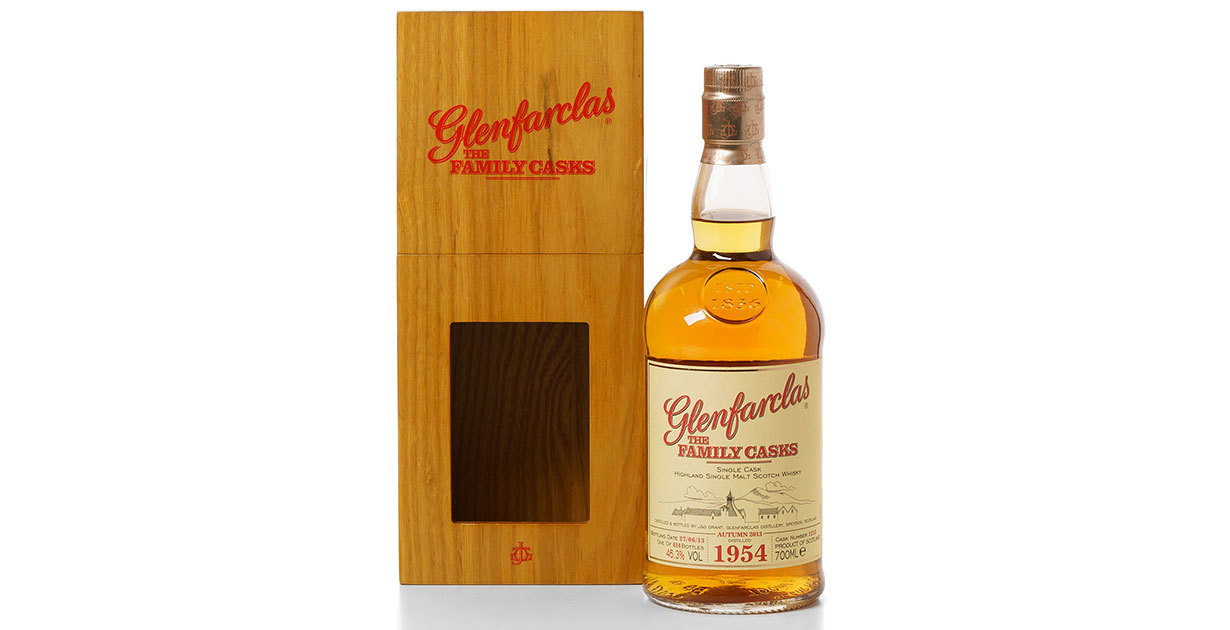 Sell Glenfarclas Family Casks Through the Family Casks Glenfarclas wanted to offer a comprehensive timeline of their whisky-making through single cask releases dating back to 1952.