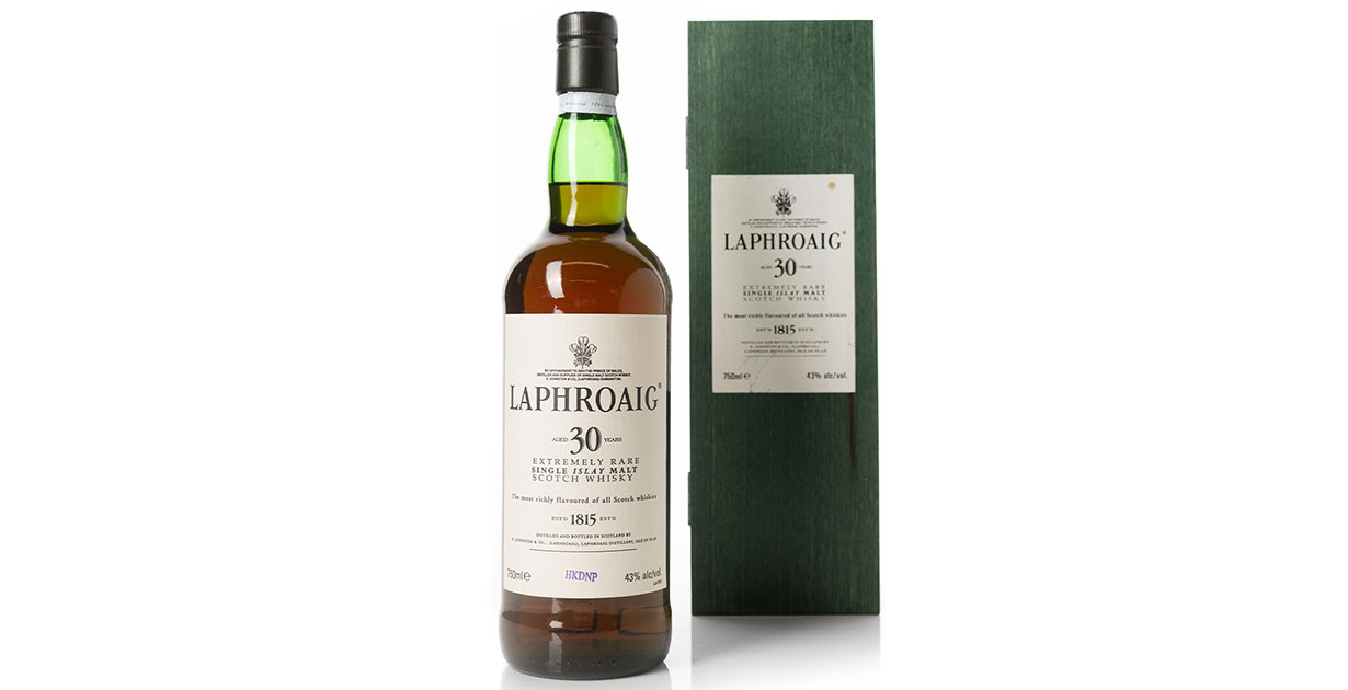 Sell Laphroaig 30 Year Old Whisky 2025 There are a range of Laphroaig 30 year old expressions available with significant differences in value between the earliest and most recent releases.
