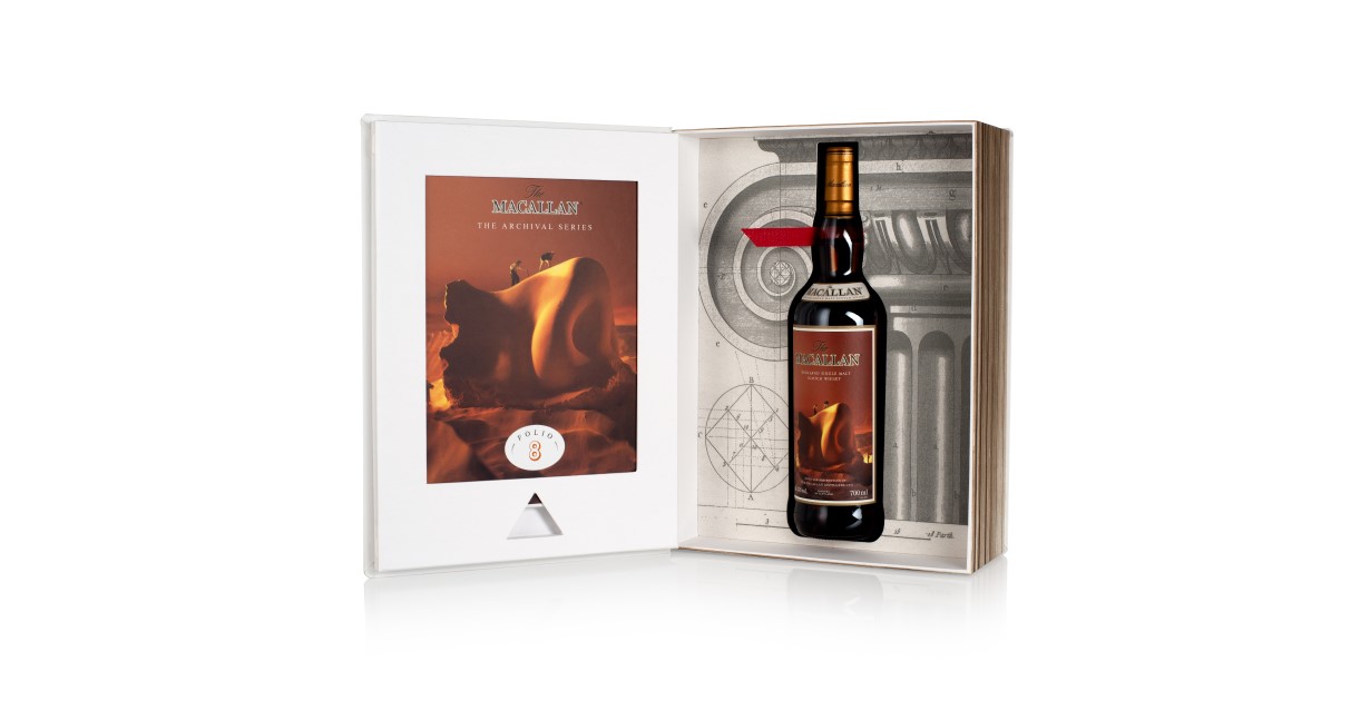 Macallan The-Archival-Series-Folio-No8 The Folio 8 was released in March 2025 and celebrates "The Colossus of Nose." Photo: The Macallan