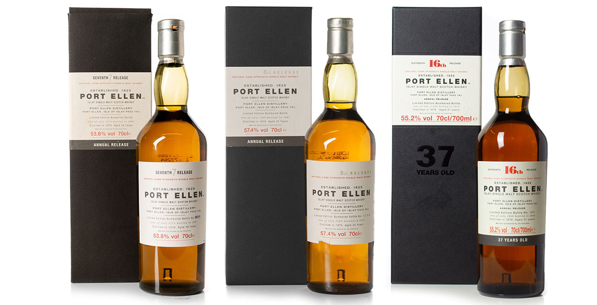 Sell Port Ellen Annual Release 2025s The Port Ellen Annual Releases became highly sought after with drinkers and collectors despite the original Port Ellen distillery closing in 1983.