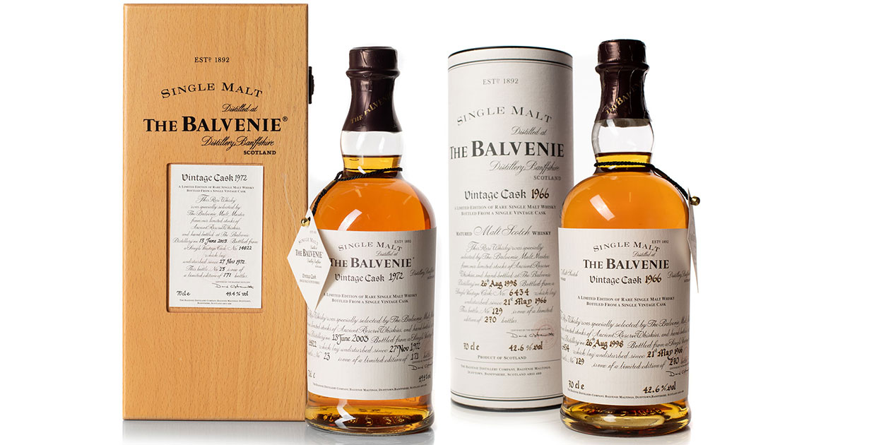 Sell The Balvenie Vintage Casks 2025 The Balvenie Vintage Cask Series is a collection of vintage single cask, single malt scotch whiskies that are highly regarded amongst single malt fans.