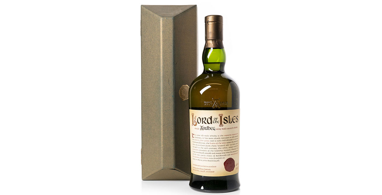 Sell Ardbeg Lord of the Isles Whisky Ardbeg released the 25 year old Lord of The Isles from 2001 until 2007, although there is no release year indicated on the bottles.