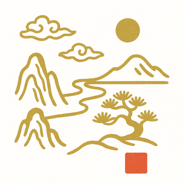 Stylistic school in chinese scroll paintings