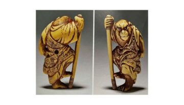Ivory netsuke of the monkey king Songoku by Matsushita Otoman Bonhams