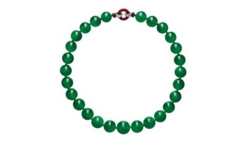 The Hutton-Mdivani Jadeite Necklace - most expensive jade